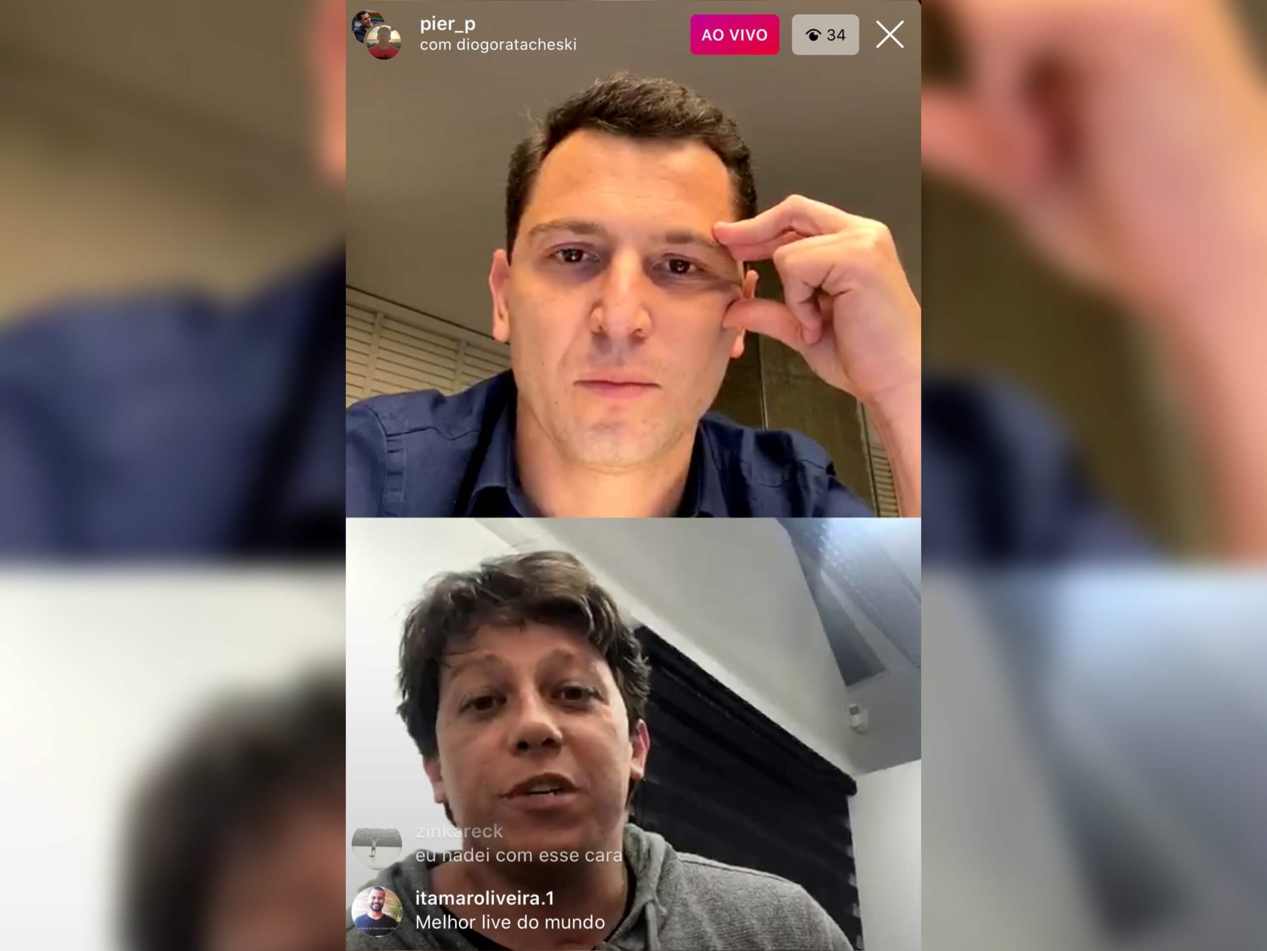 Acessibilidade, superação e esporte foram os temas da live com triatleta Diogo Ratacheski